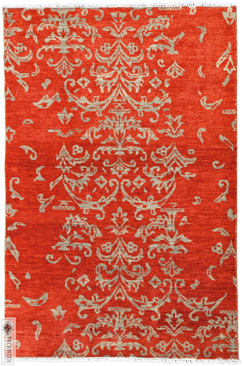 Ganga Red 5X8 Rug