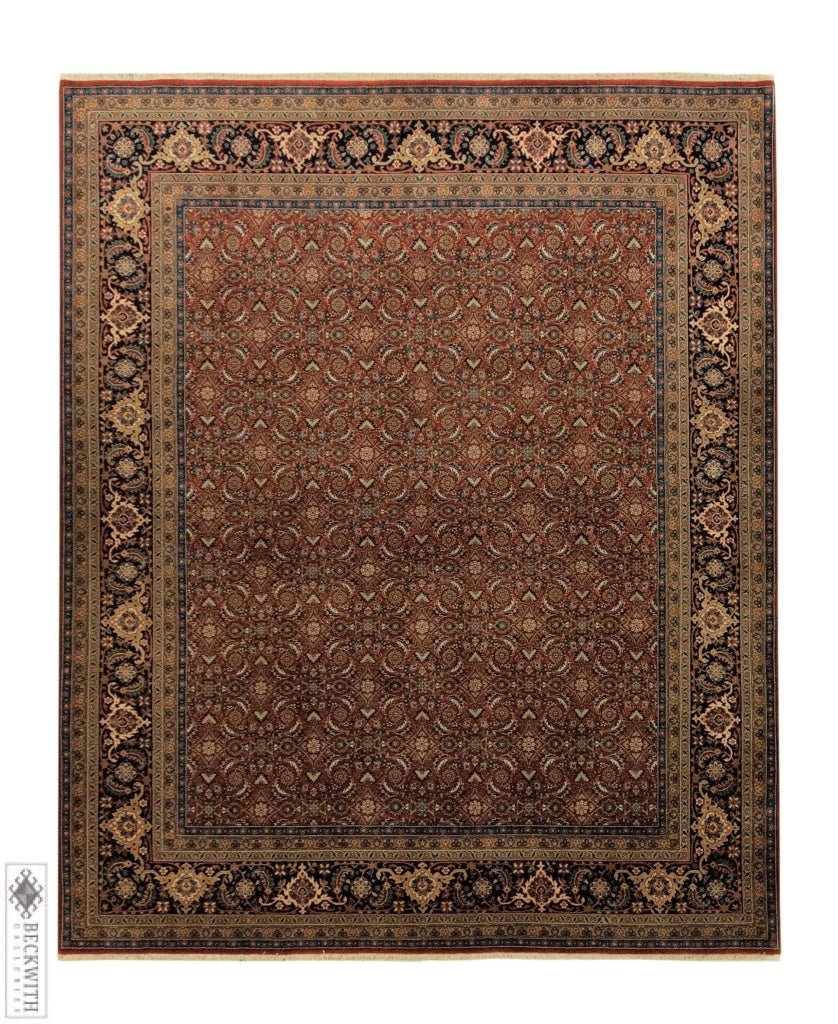 Herati Collection Rust 8 X 10 Rug