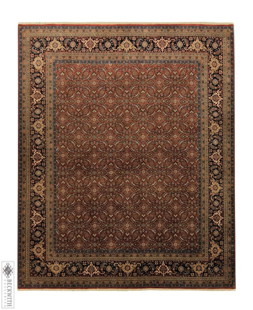 Herati Collection Rust 8 X 10 Rug