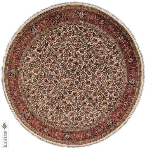 Indo-Herati Ivory 6X6 Rug