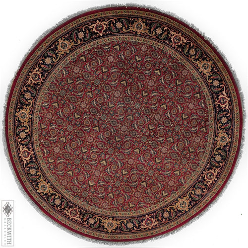 Indo-Herati Red 6X6 Rug