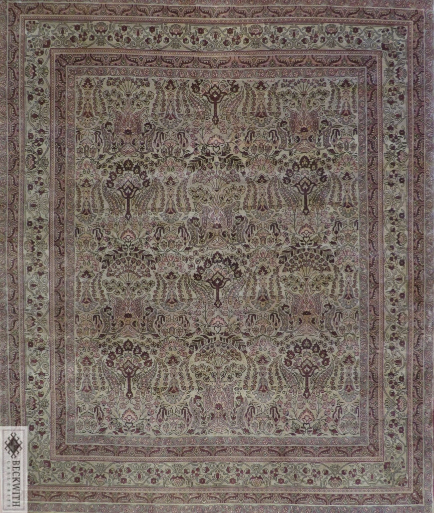 Indo Tabriz 97 X 82 Rug