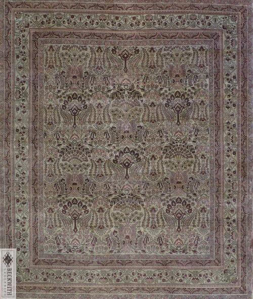 Indo Tabriz 97 X 82 Rug