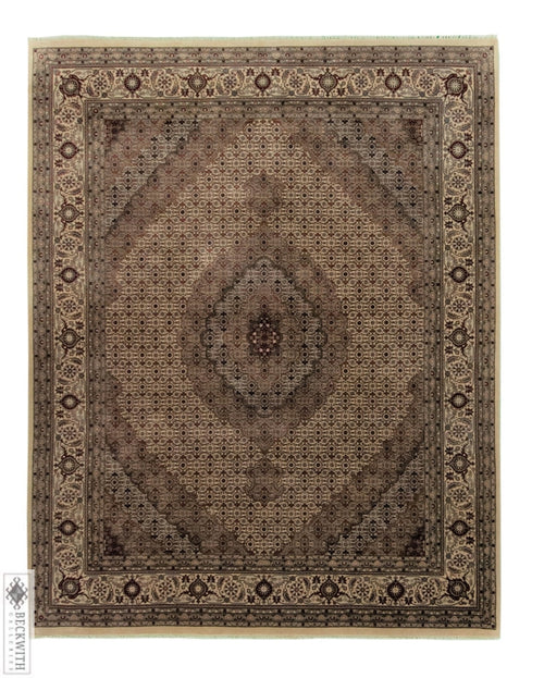 Indo-Tabriz Cream 8 X 10 Rug