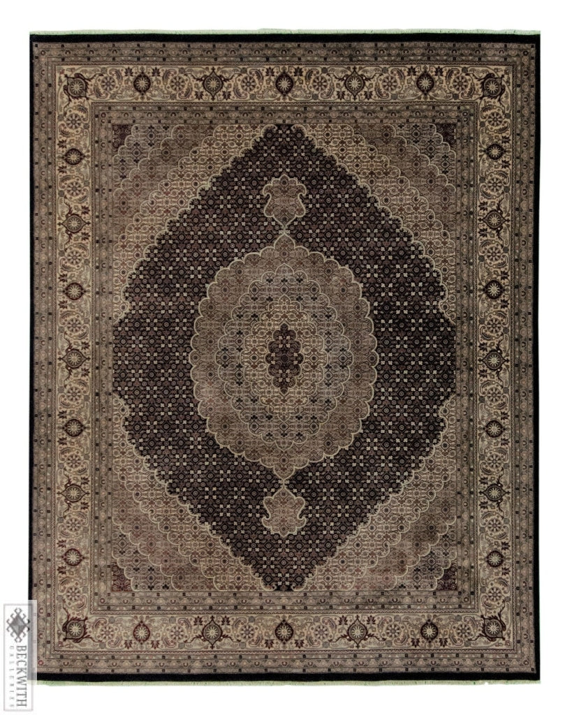 Indo Tabriz Ivory 8 X 10 Rug