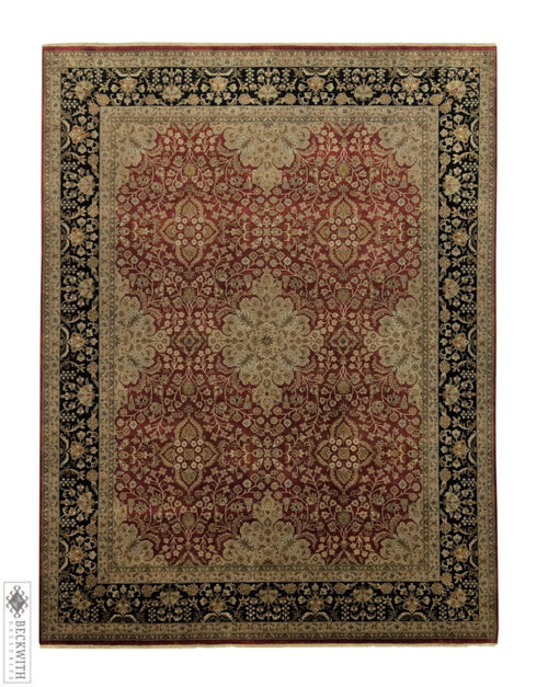 Indo Tabriz Red 8 X 10 Rug