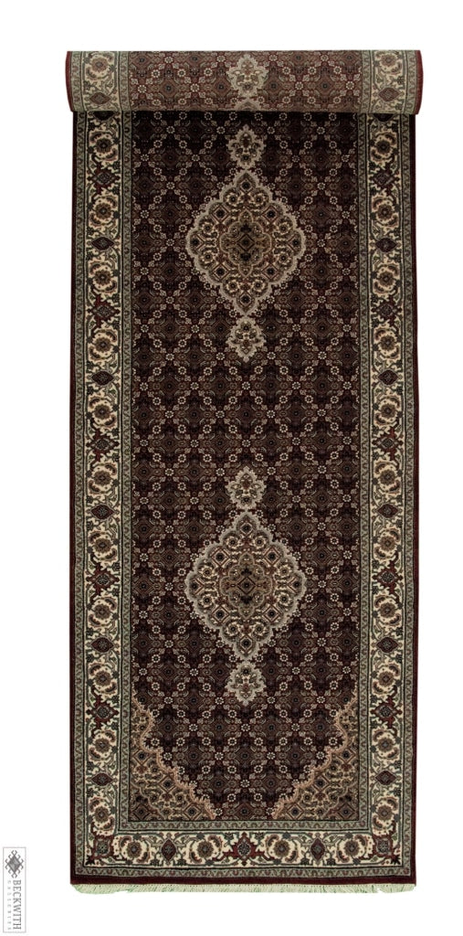 Indo Tabriz Runner Red 29X101 Rug