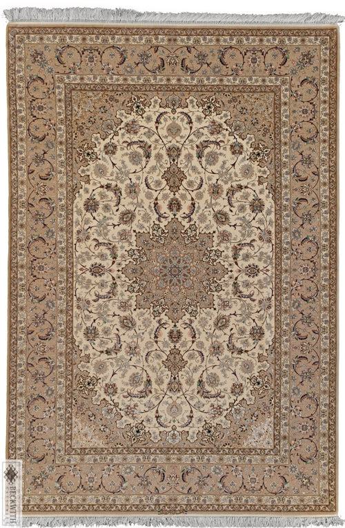 Isfahan Beige 7X10 Rug