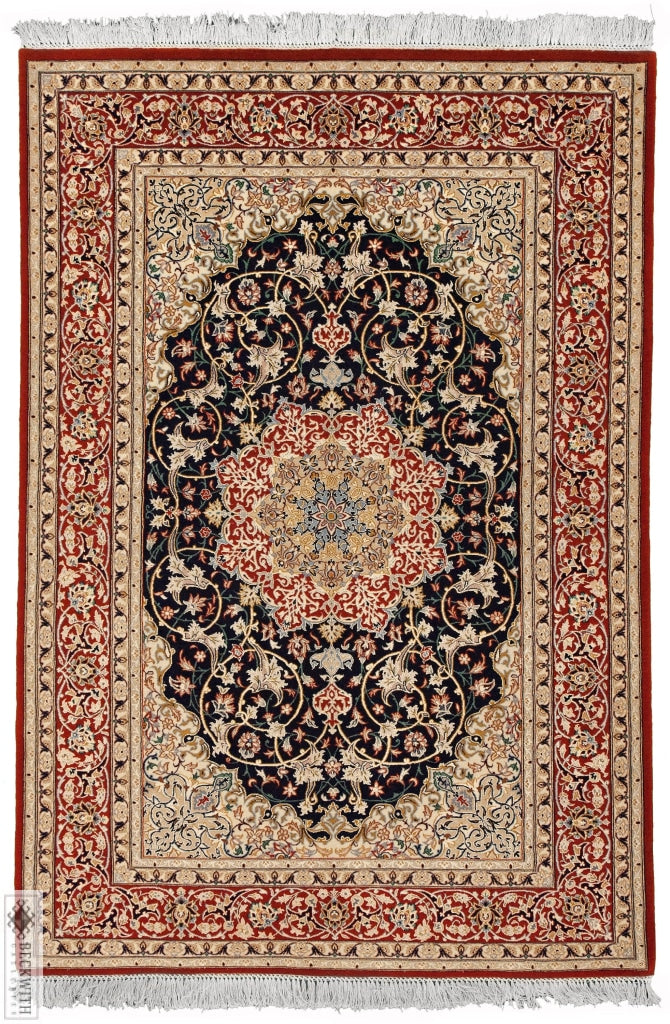 Isfahan Blue 5X7 Rug