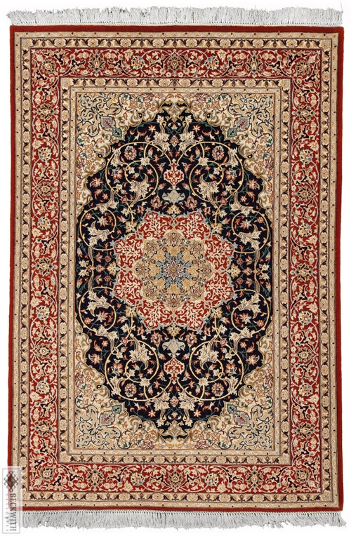 Isfahan Blue 5X7 Rug