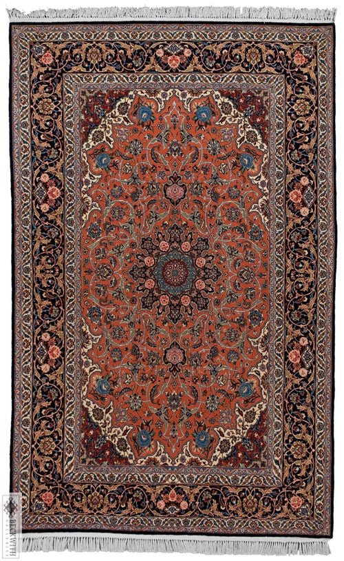 Isfahan Rose 5X8 Rug