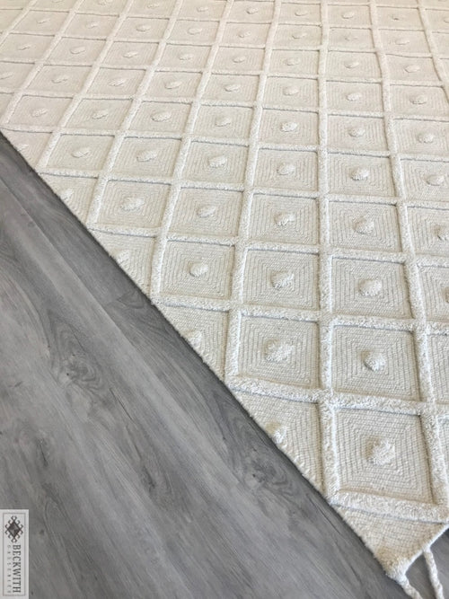 Ivory Dhurrie - 9 X 12 10 14 Rug