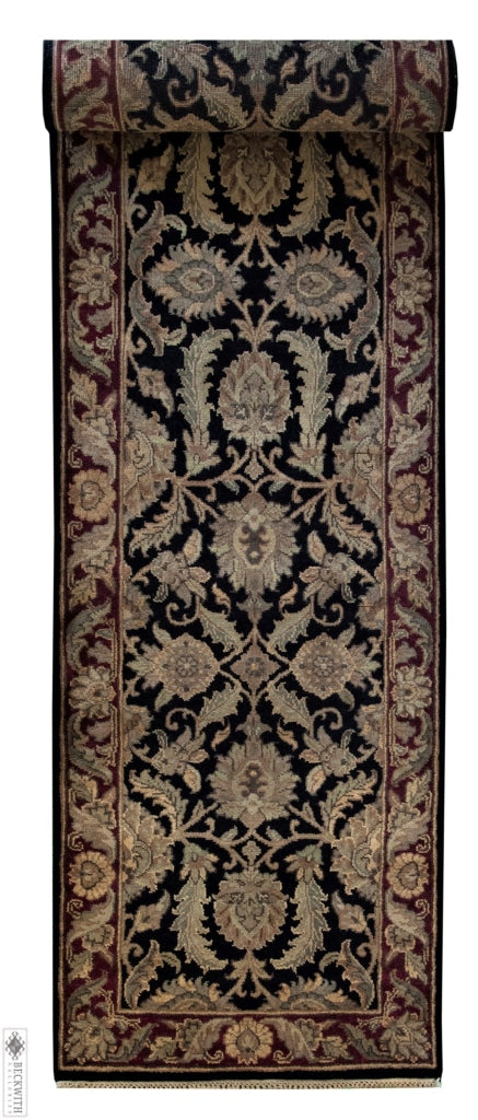 Jaipur Runner Black 26X10 Rug