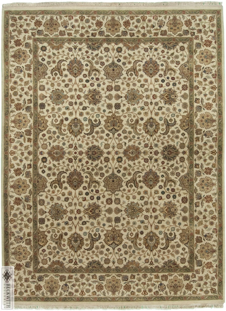 Jal Mahal Collection Beige 9 X 12 Rug