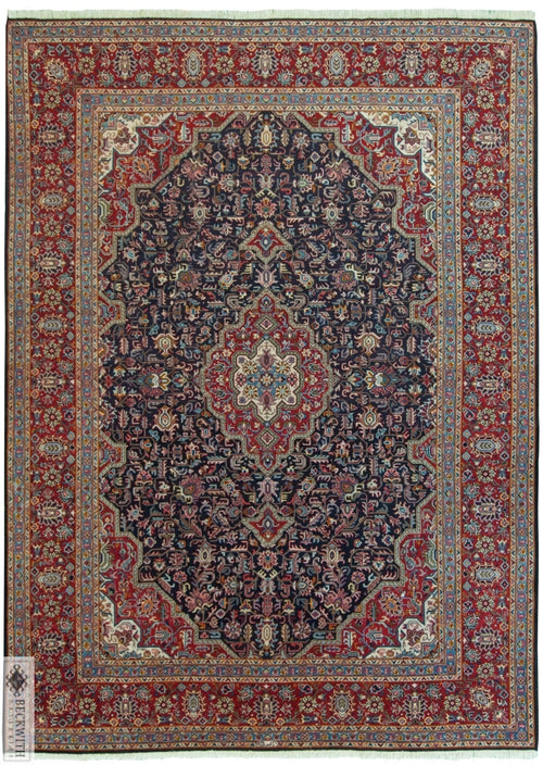 Kashan Navy 9X12 Rug