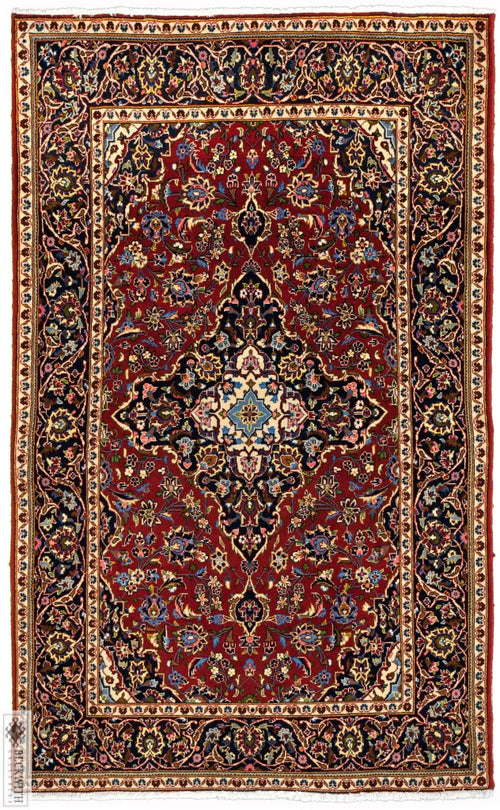 Kashan Red 3X5 Rug