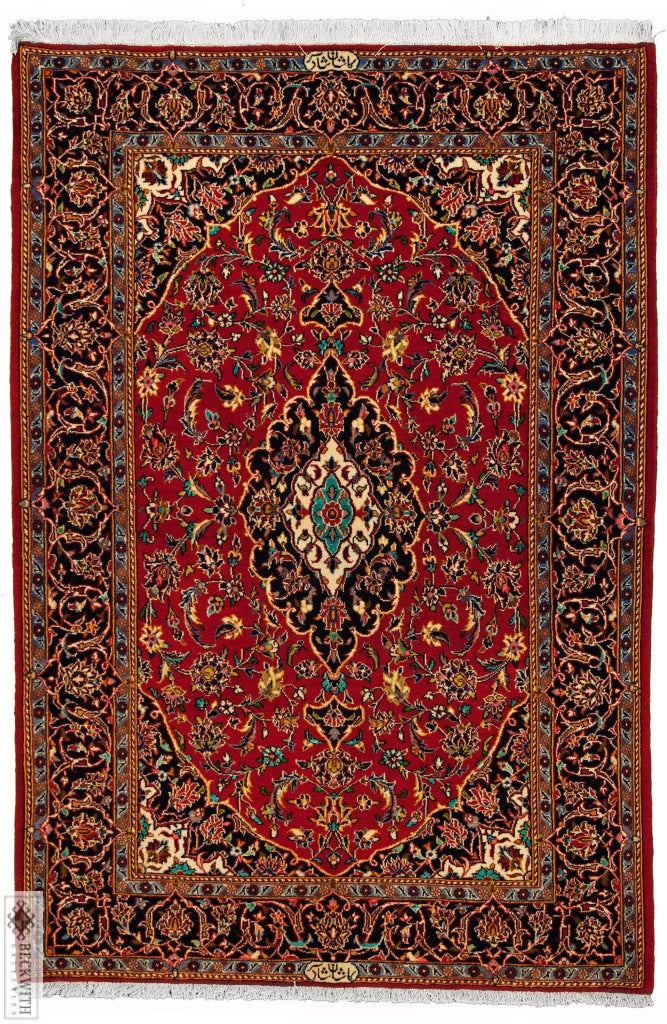 Kashan Red 4X6 Rug