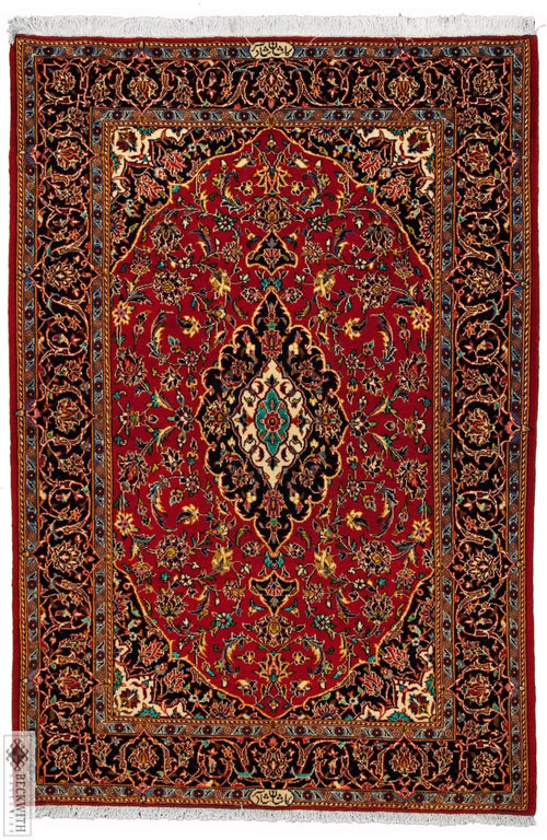 Kashan Red 4X6 Rug