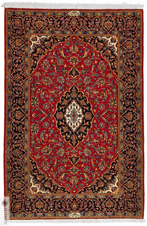 Kashan Red 4X6 Rug
