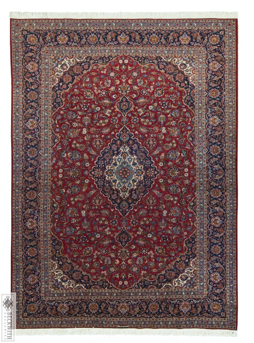 Kashan Red 9X12 Rug