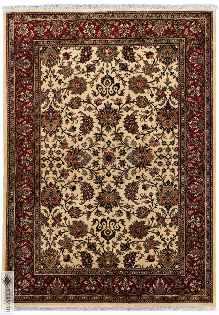 Kashmar Collection- Ivory 5 X 7 Rug
