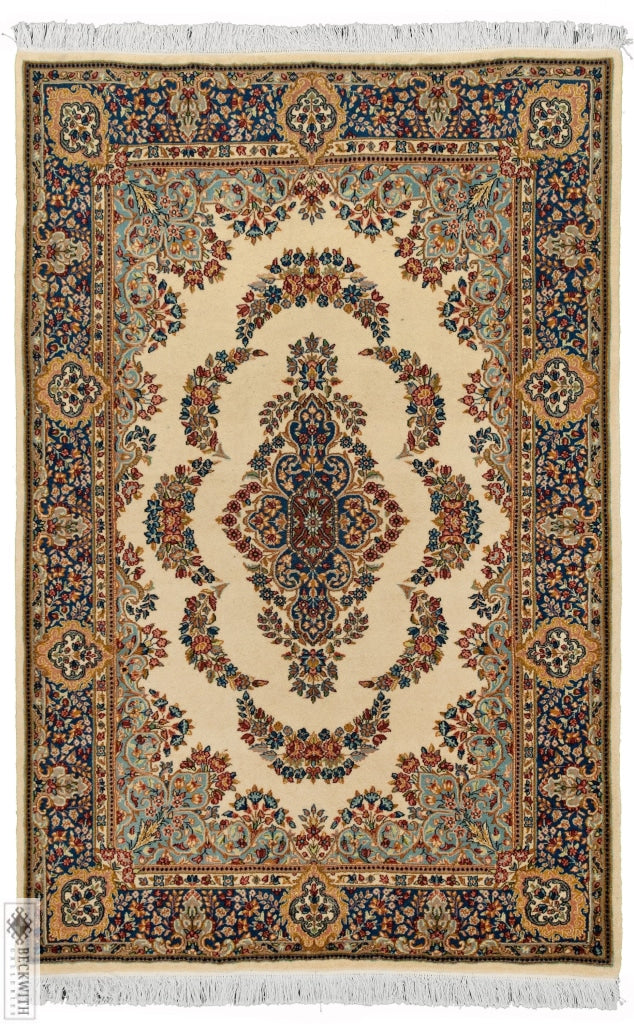 Kerman Ivory 4X6 Rug