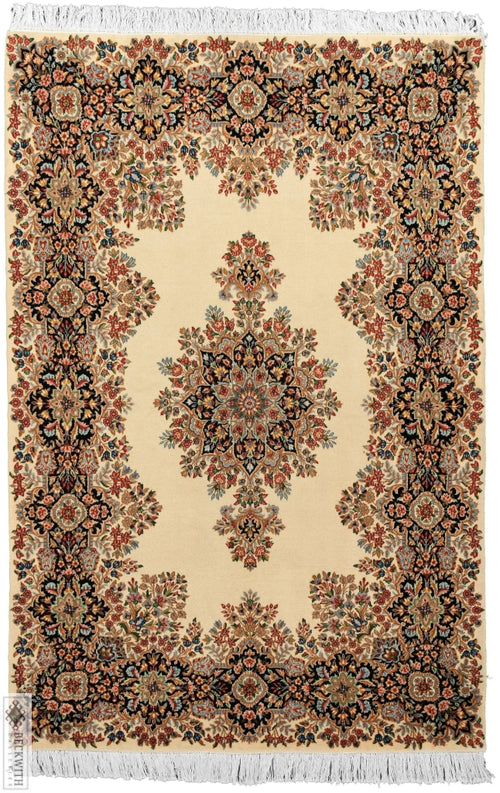 Kerman Ivory 5X7 Rug