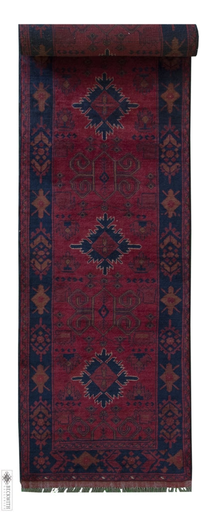 Khal Mohammadi Runner Red 25X95 Rug