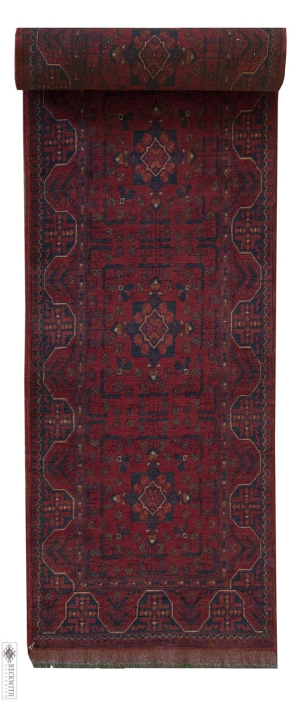 Khal Mohammadi Runner Red 29X127 Rug