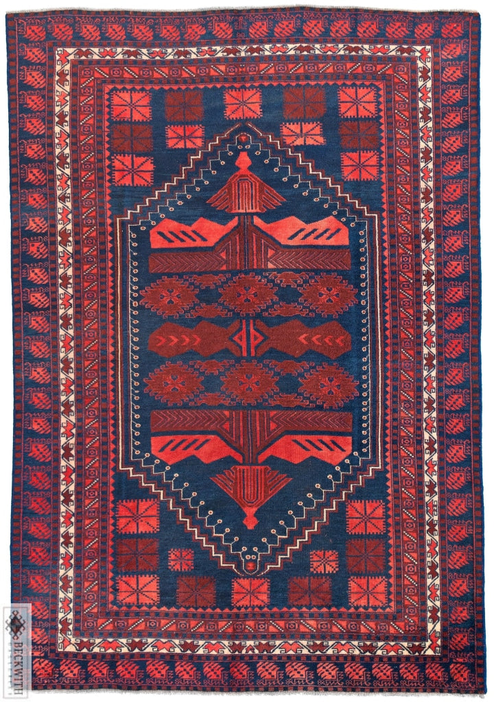 Klardasht Navy 7X10 Rug