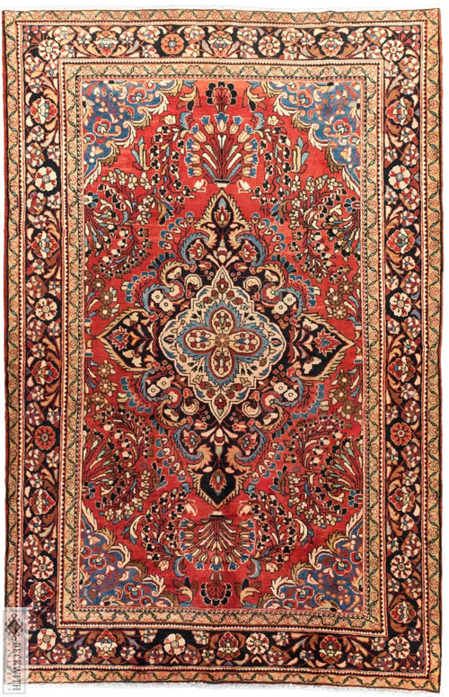 Lilian Red 7X11 Rug