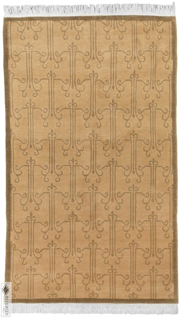 Modern Beige 5X8 Rug