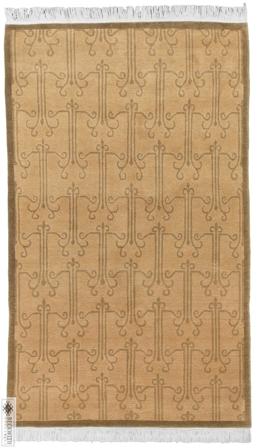 Modern Beige 5X8 Rug