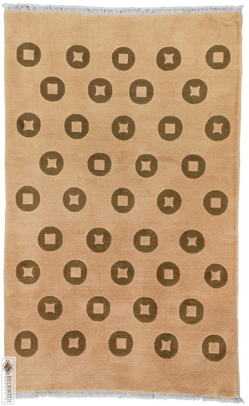 Modern Beige 5X8 Rug