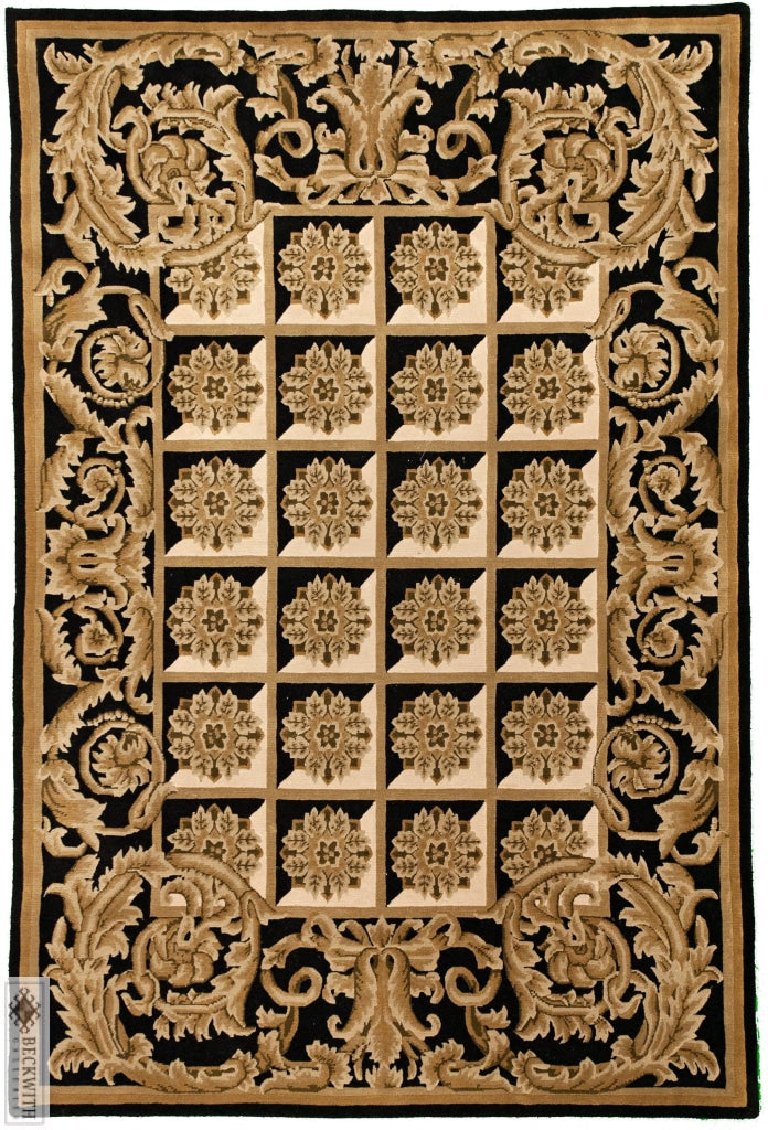 Modern Black 6X9 Rug