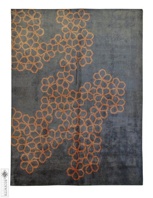 Modern Fever Grey 9X12 Rug
