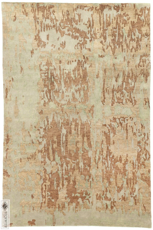 Modern Green 6X9 Rug
