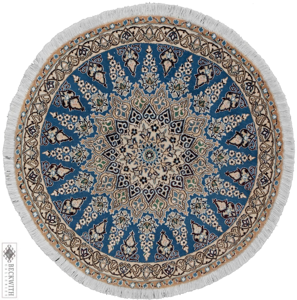 Nain Blue 4X4 Rug