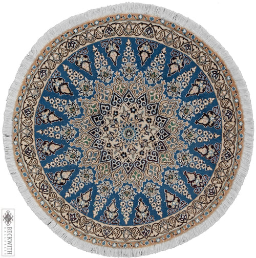 Nain Blue 4X4 Rug