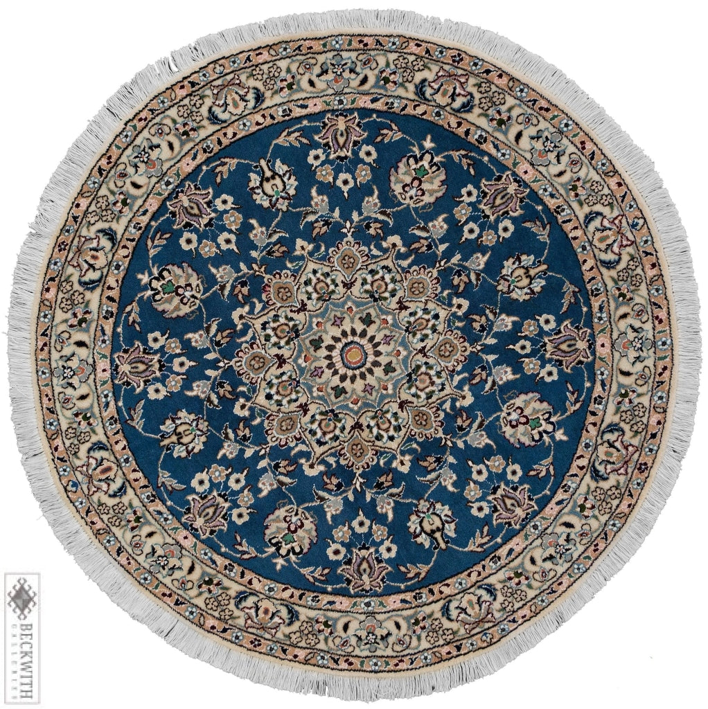 Nain Blue 4X4 Rug