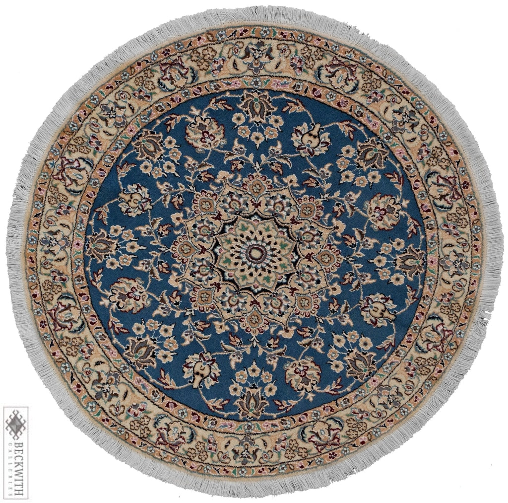Nain Blue 4X4 Rug
