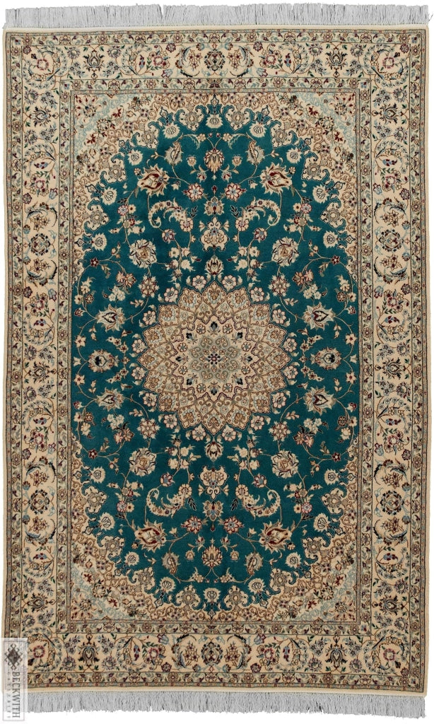 Nain Teal 5X8 Rug