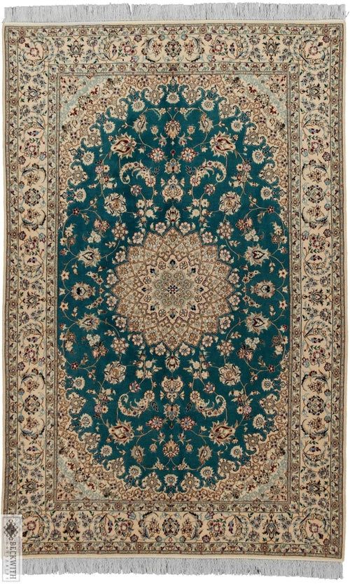 Nain Teal 5X8 Rug