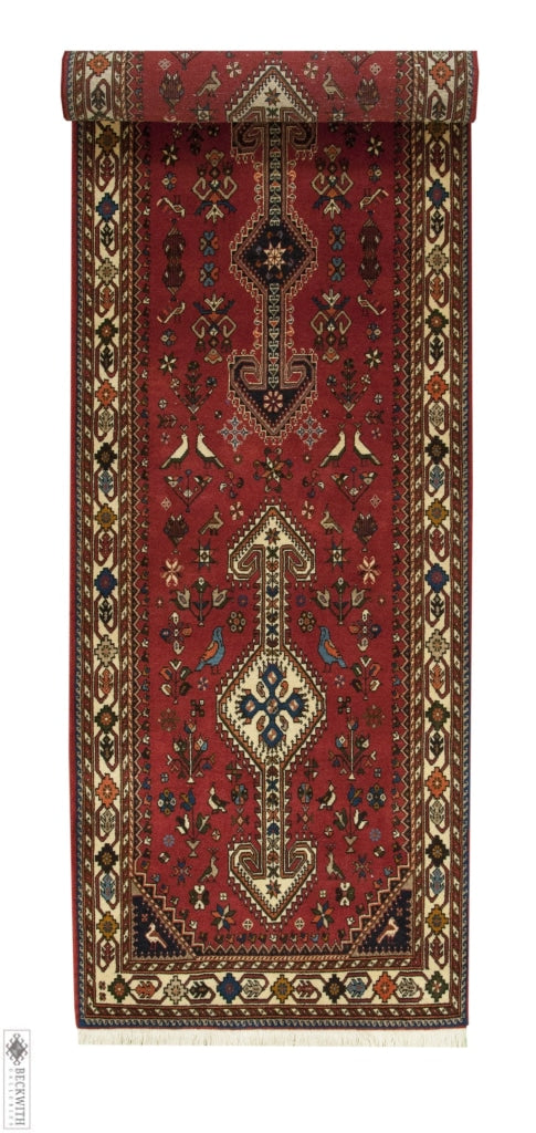 Nasirabad Runner Red 28X96 Rug
