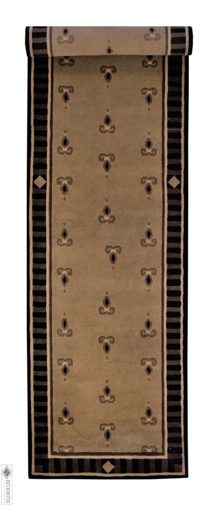 Nepal Runner Brown 27X12 Rug