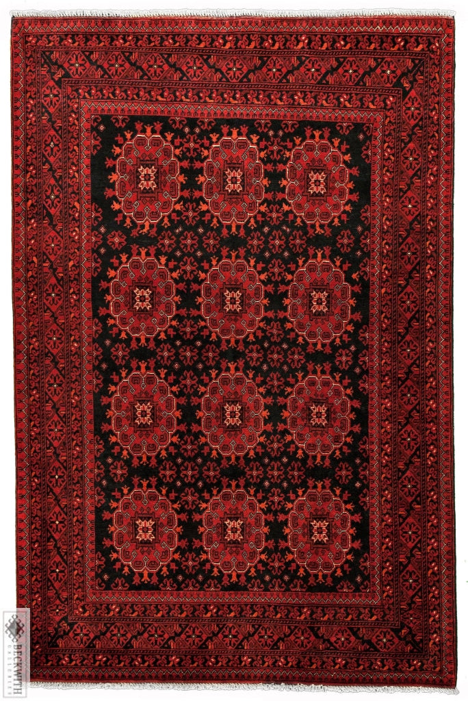 Qundus Red 4X6 Rug