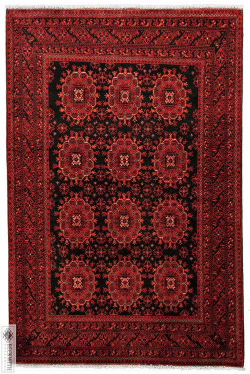 Qundus Red 4X6 Rug