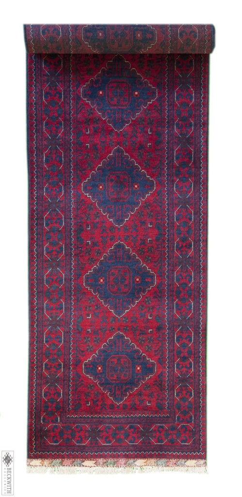 Qundus Runner Red 24X94 Rug
