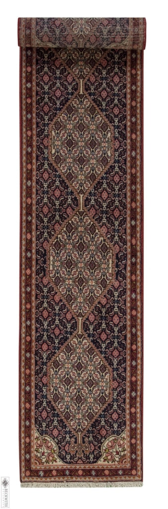 Sanandaj Runner Navy 110 X 711 Rug