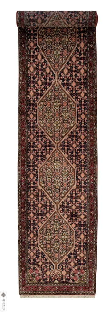 Sanandaj Runner Navy 111 X 92 Rug